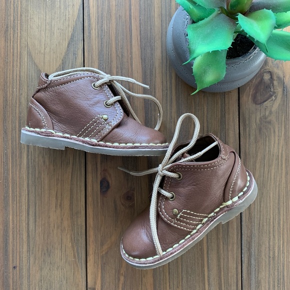 Zara Other - Zara Baby | Brown Leather Shoes - size 20